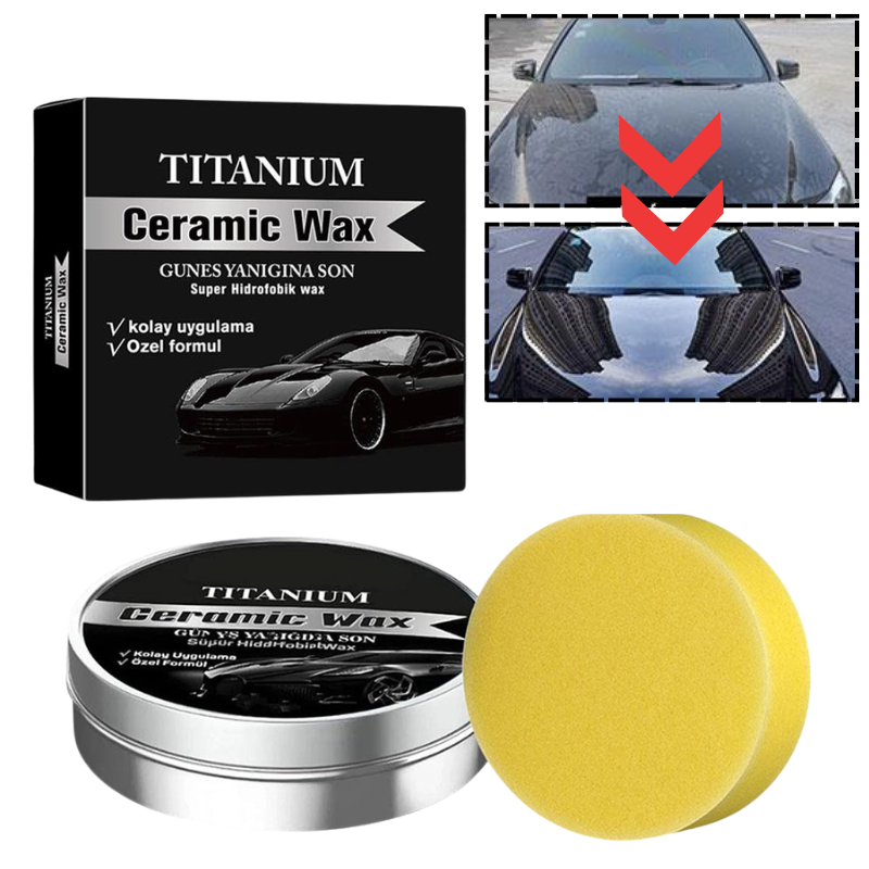 Car Wax Ceramic Coating - 1-5 stuks keramische waxcrème, eenvoudig aan
