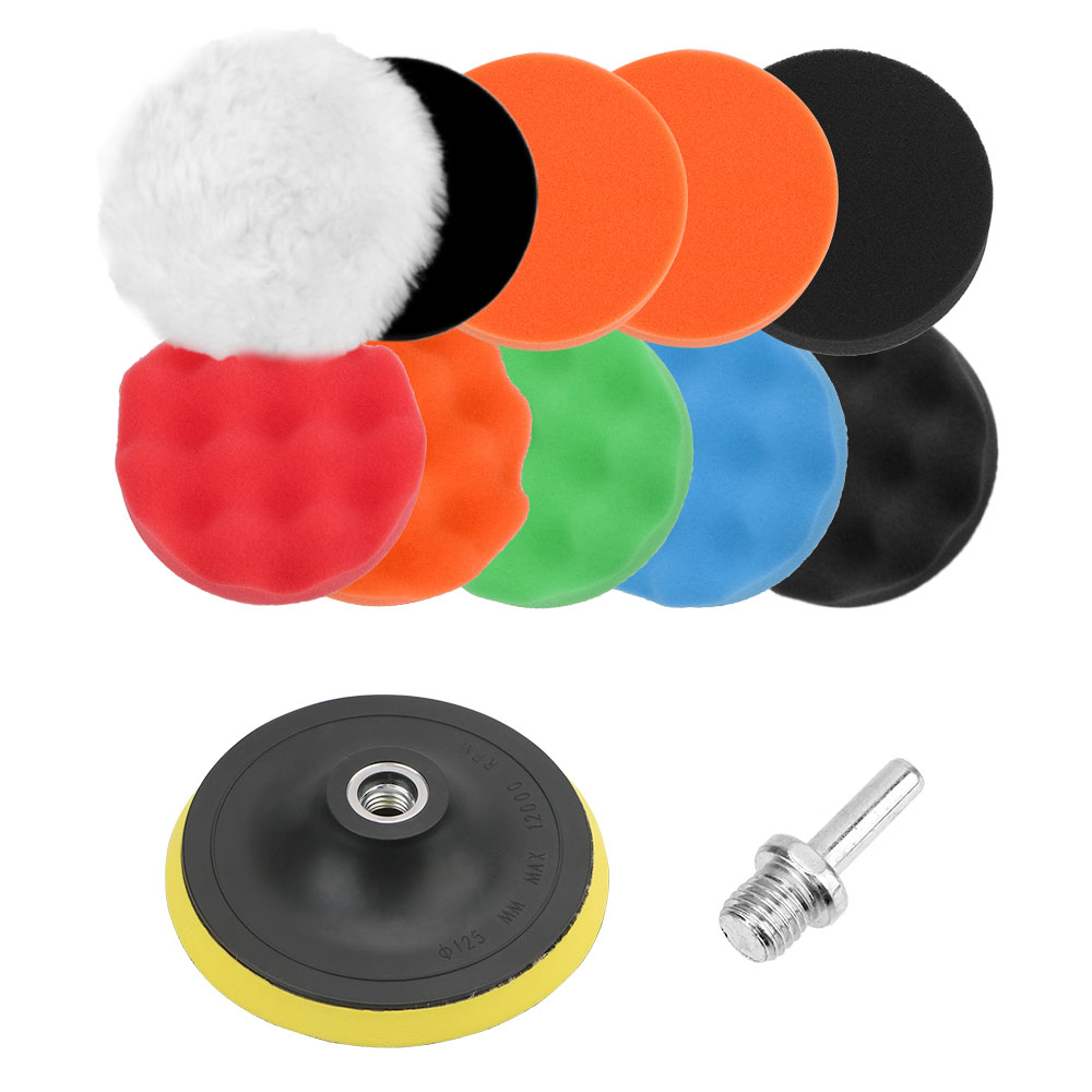 12-delige set lakverzorgingsbu - Polish Pad Set Buffer recensie en prijs